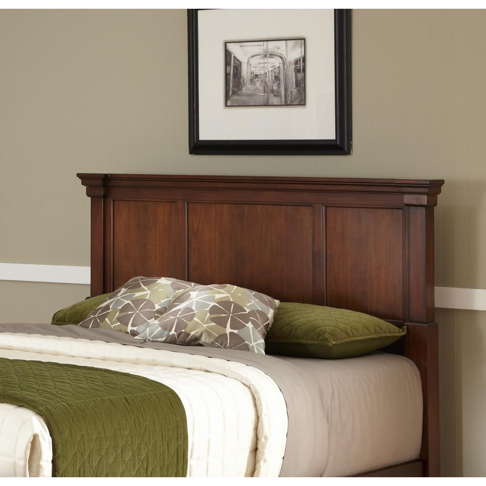 Homestyles The Aspen Collection 2 Piece Rustic Cherry King California King Headboard Bedroom Set 5520 6015 The Home Depot
