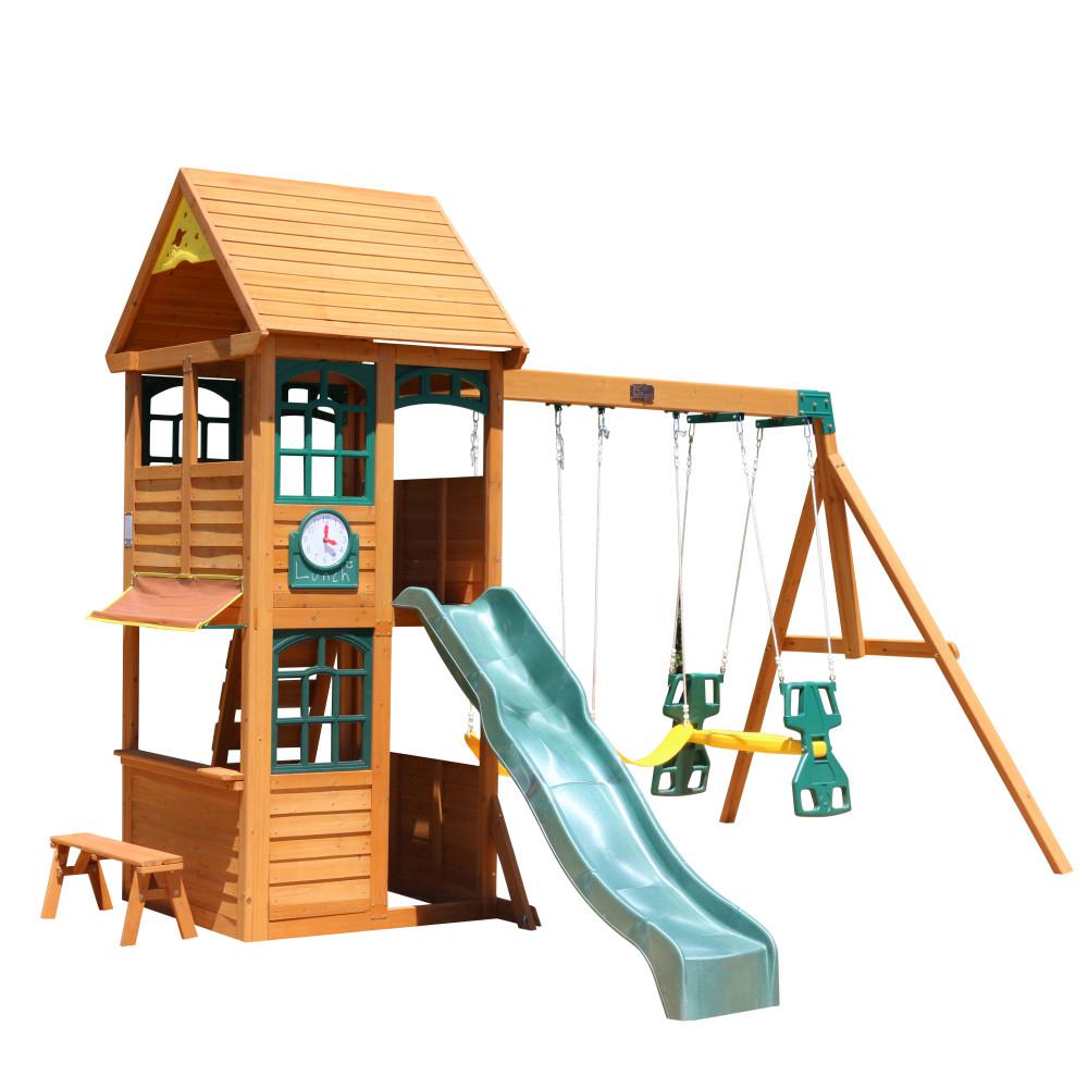 kidkraft cloud view wooden playset