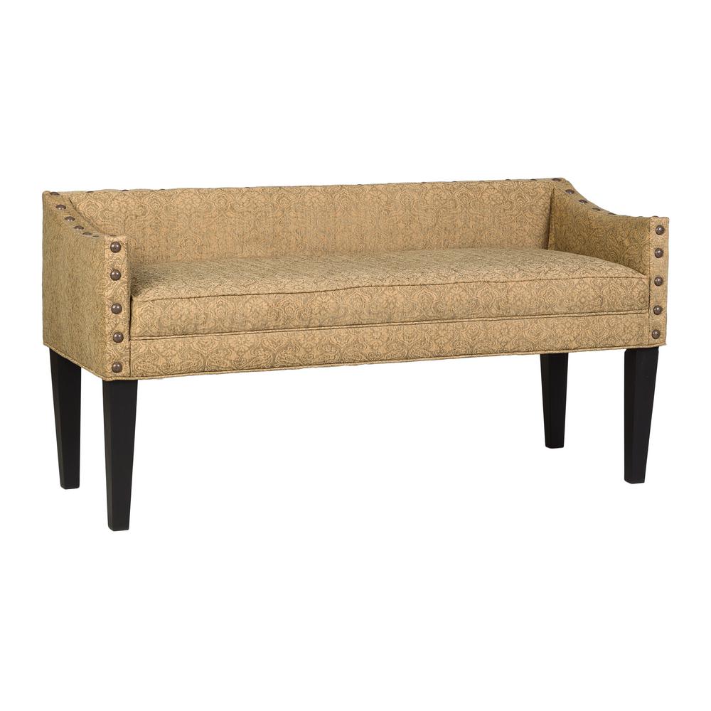 Portico Tarragon Upholstered Whitney Bench 02 09 01