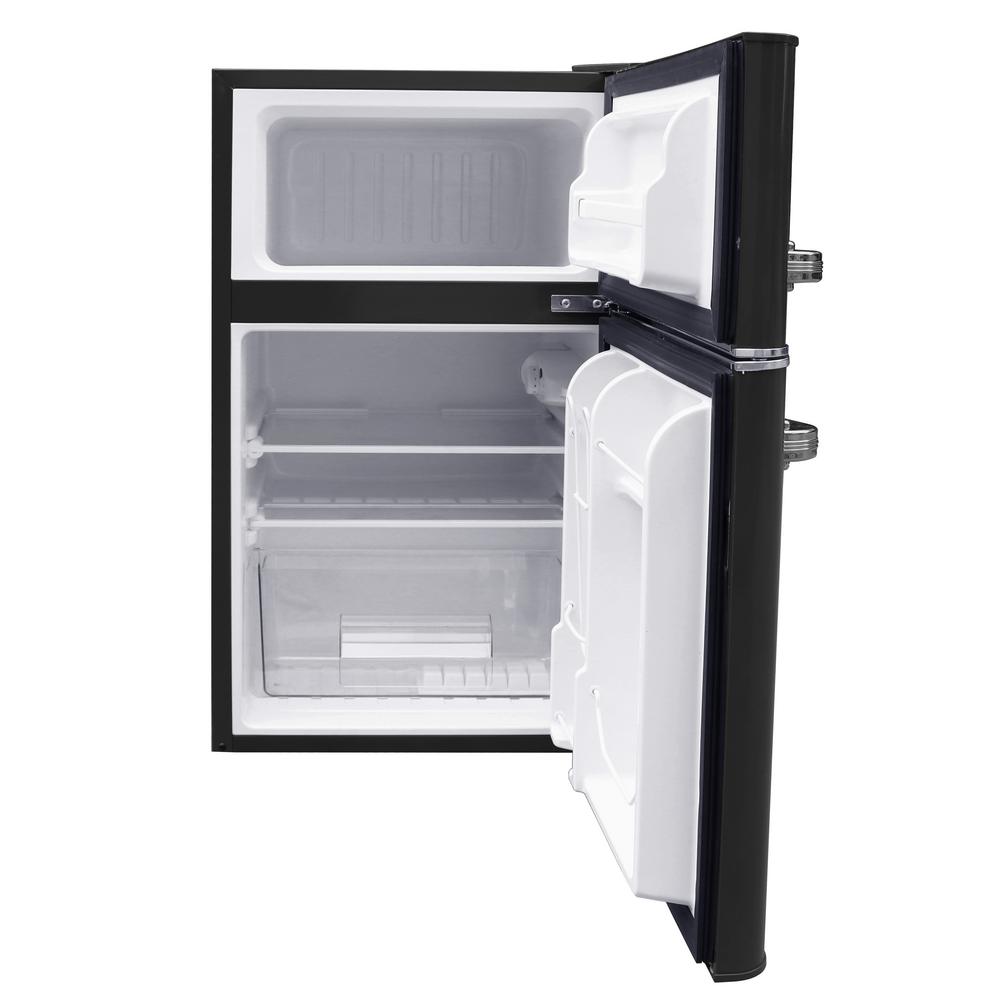 Magic Chef Retro Mini Refrigerator 3.2 cu ft 2Door Fridge in White