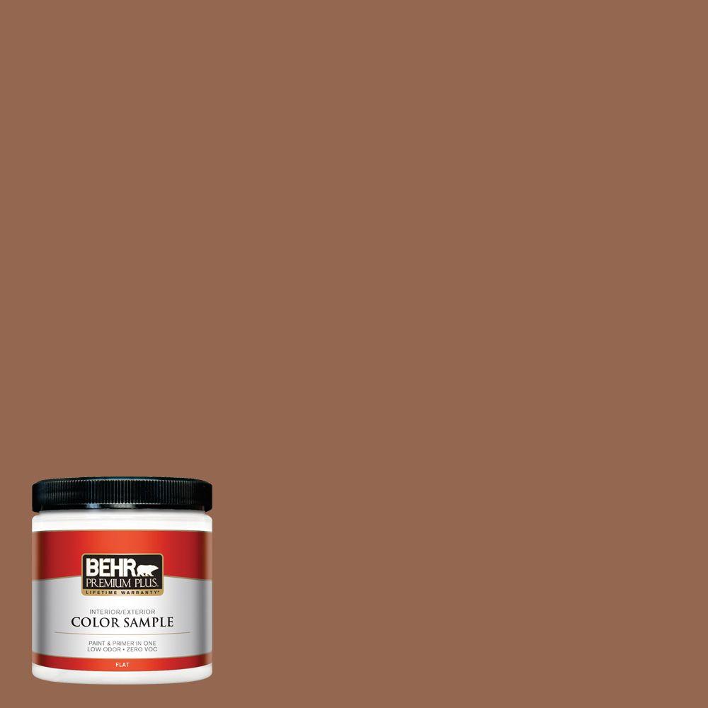 Behr Premium Plus 8 Oz 240f 6 Sable Brown Flat Interior Exterior 240f 6 Sable Brown Flat Interior Exterior
