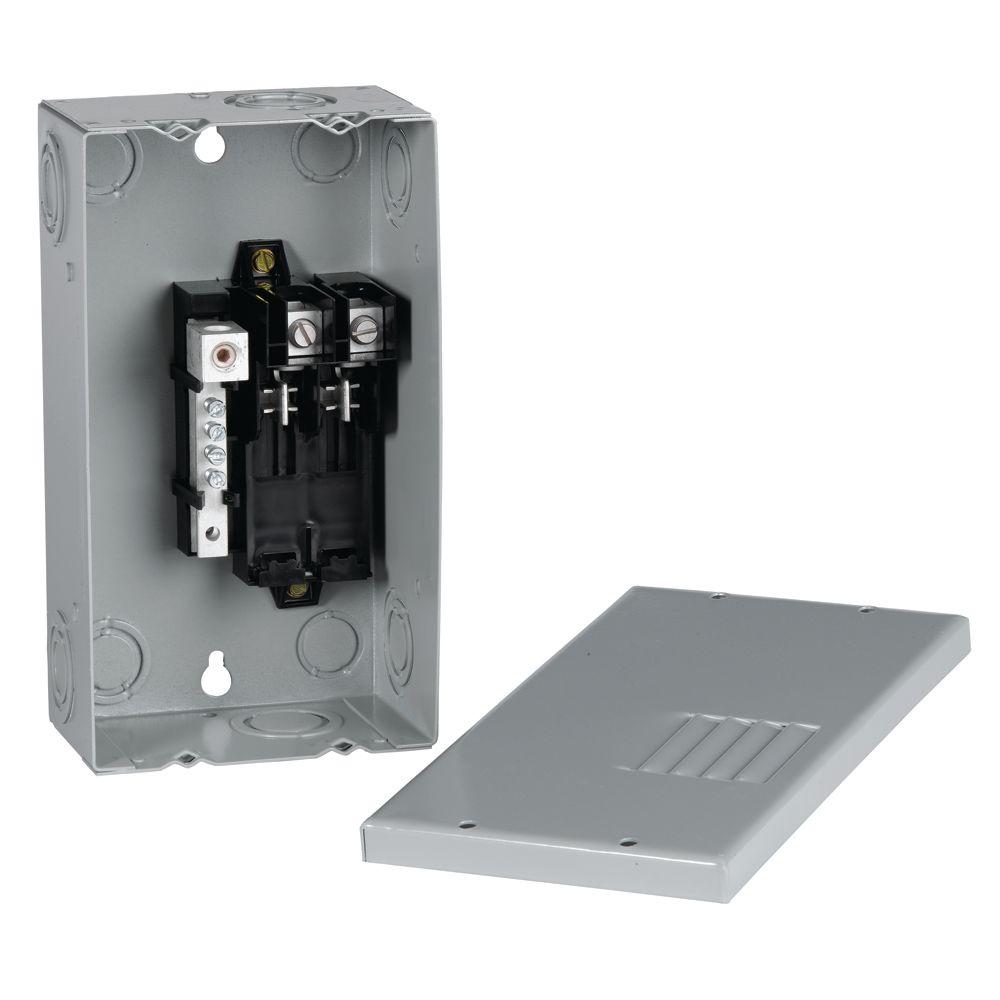 Ge Powermark Gold 70 Amp 2 Space 4 Circuit Indoor Single Phase Main Lug Circuit Breaker Panel