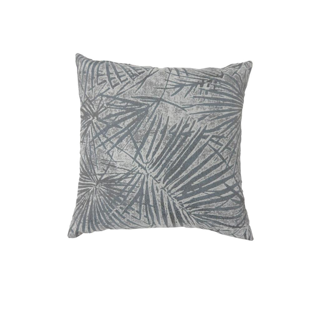 Olive 18 In Contemporary Throw Pillow Grey Pack Of 2