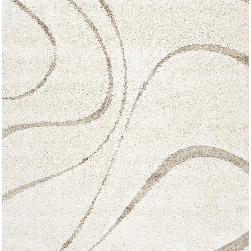 nuLOOM Caroyln Cream 7 ft. 10 in. x 7 ft. 10 in. Square Area Rug