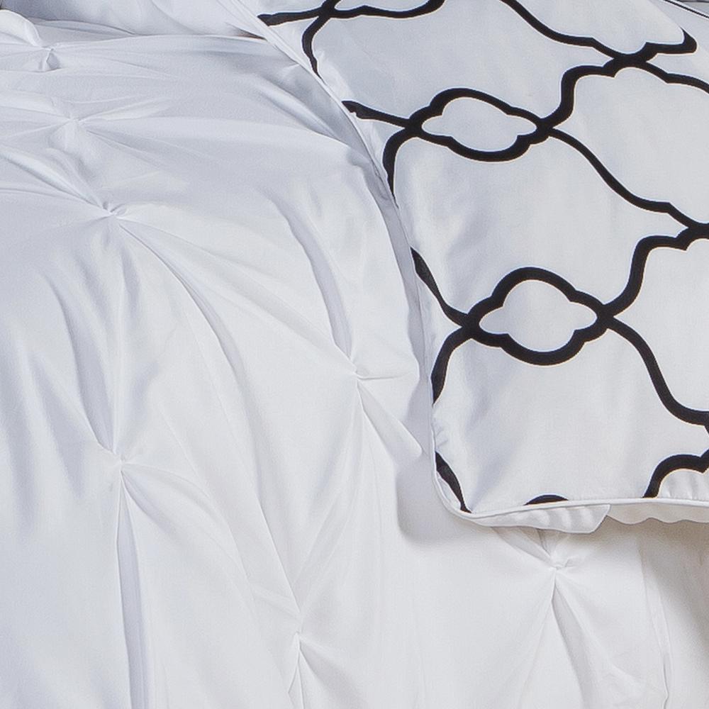 Duck River Esy Pintuck 8 Piece White Queen Comforter Set Esy