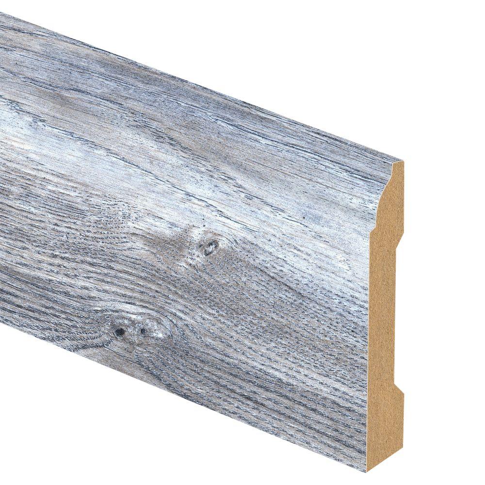 Zamma Winterton Oak/Sanibel Driftwood 9/16 in. Thick x 31/4 in. Wide x 94 in. Length Laminate