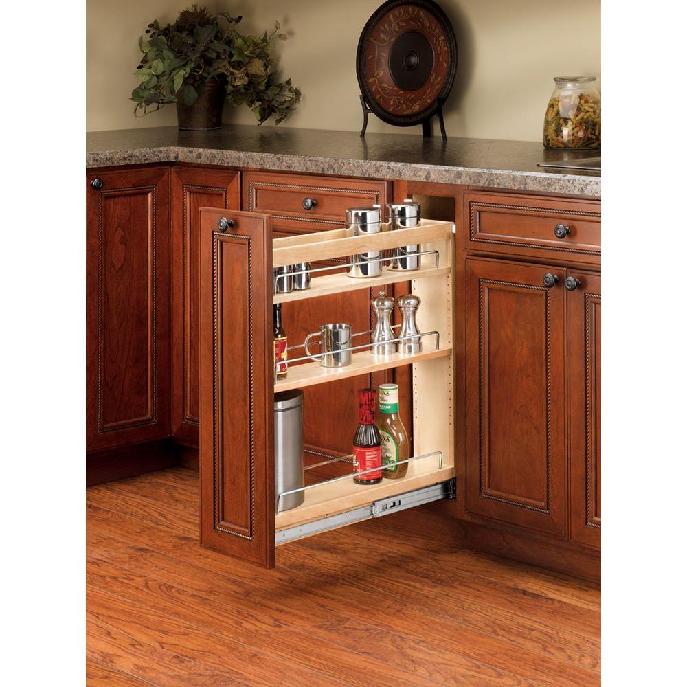 RevAShelf 25.48 in. H x 5 in. W x 22.47 in. D PullOut Wood Base