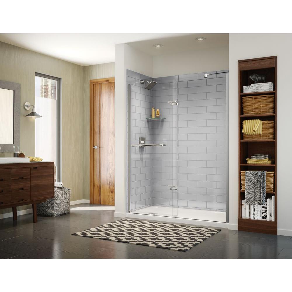 MAAX Utile Metro 32 in. x 60 in. x 83.5 in. Alcove Shower Stall in Soft