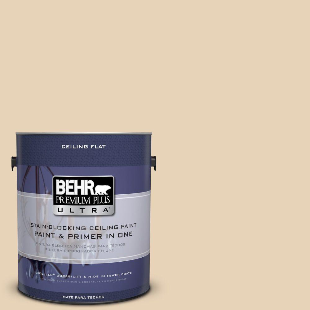 BEHR Premium Plus Ultra 1Gal. No.UL15011 Ceiling Tinted to Sand Pearl