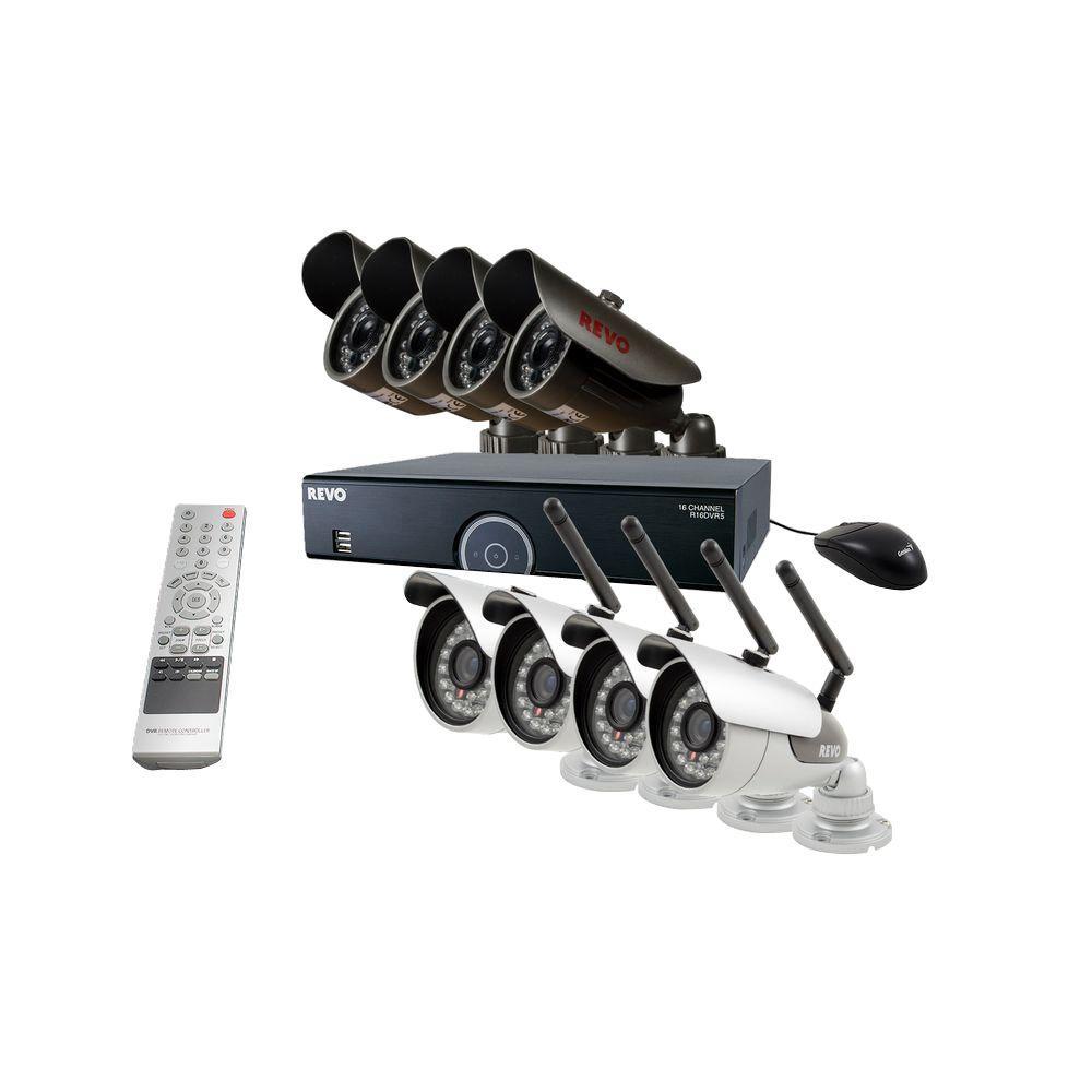 Revo 16Channel 2TB DVR Surveillance System with 4 Wireless Bullet