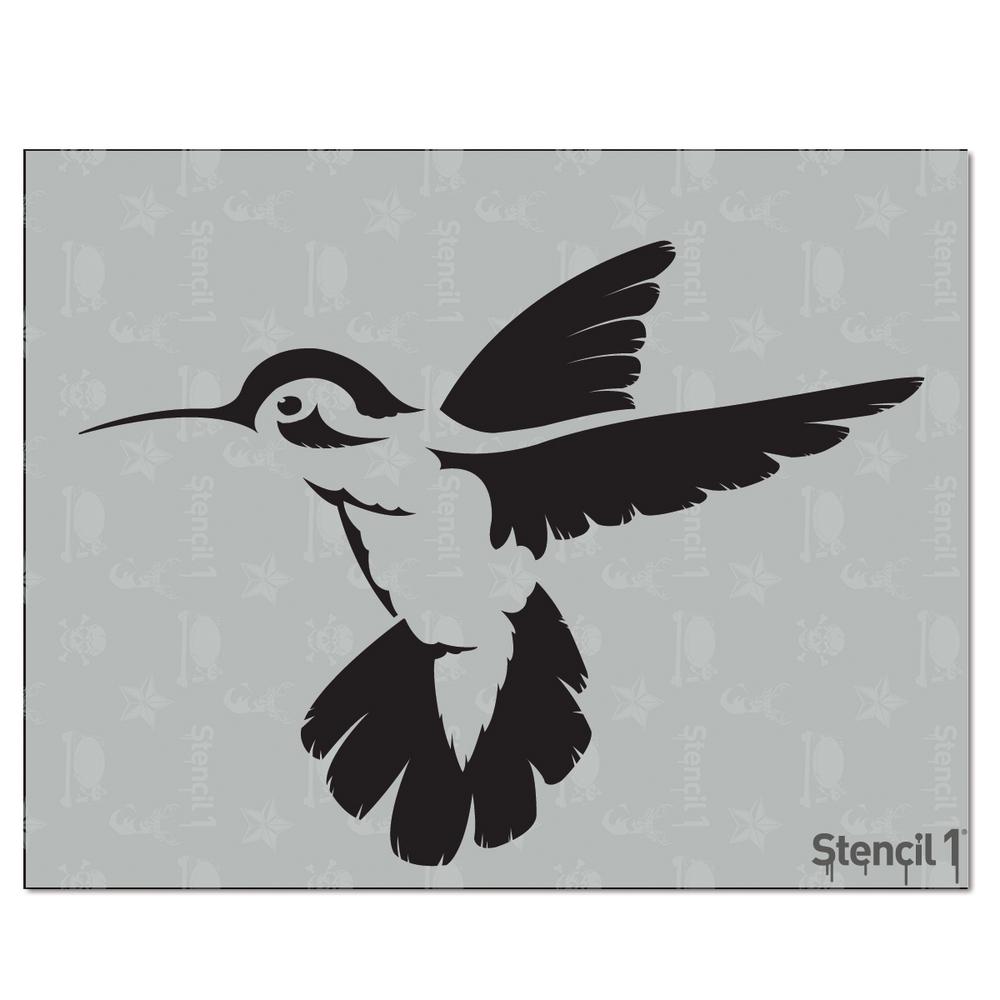 Stencil1 Hummingbird StencilS1_01_51 The Home Depot
