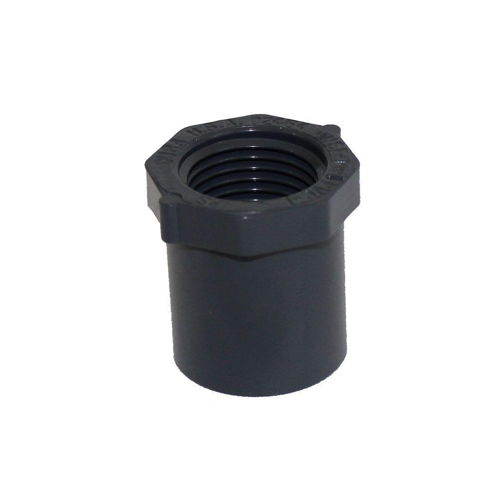 DURA 1 in. x 3/4 in. Sch. 80 PVC Red BushingC838131 The Home Depot