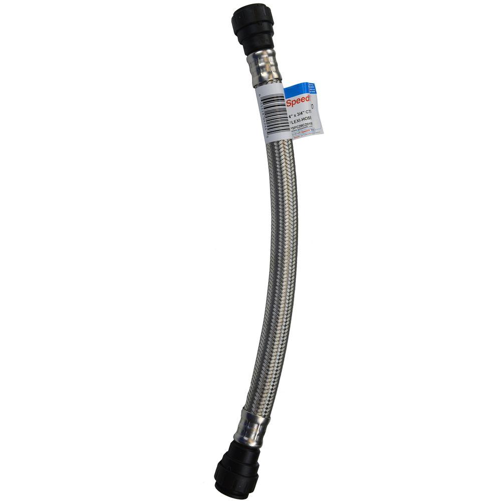 JG Speedfit 3/4 in. x 18 in. Stainless Steel PushFit x PushFit Flexi Hose Water Supply