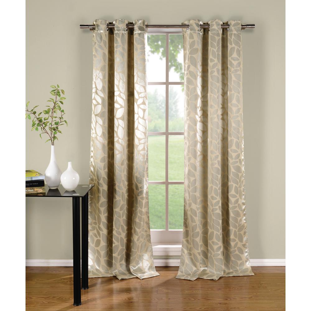 Duck River Zayden 38 In X 96 In L Polyester Blackout Curtain