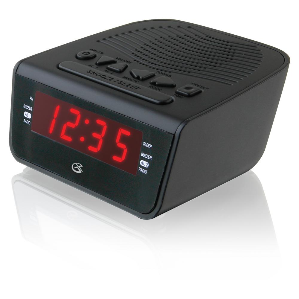 Gpx C224b Desktop Clock Radio - 2 X Alarm - Am, Fm (c224b)