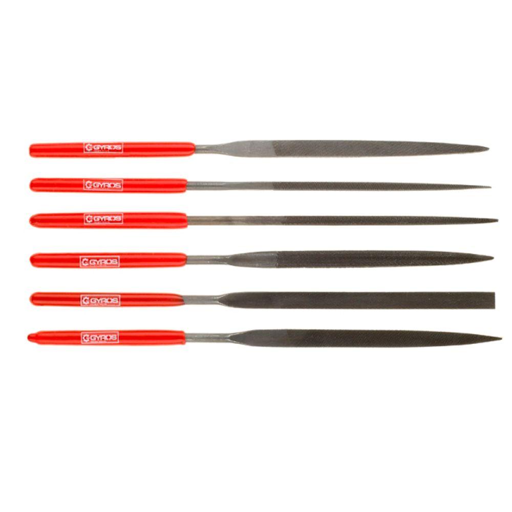 6pc No.2 Needle File Set Precision Jewellers Small Jewellery Metal Hand In Case