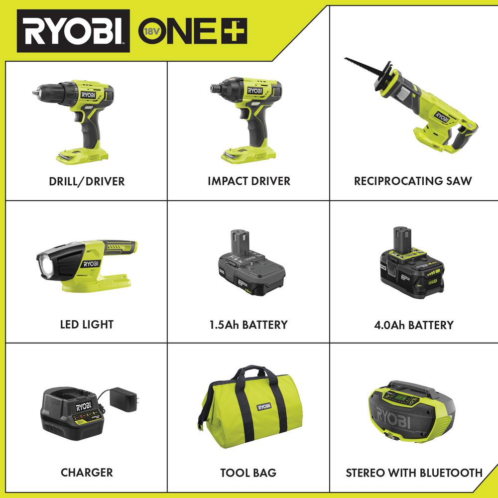 ryobi power tool kit