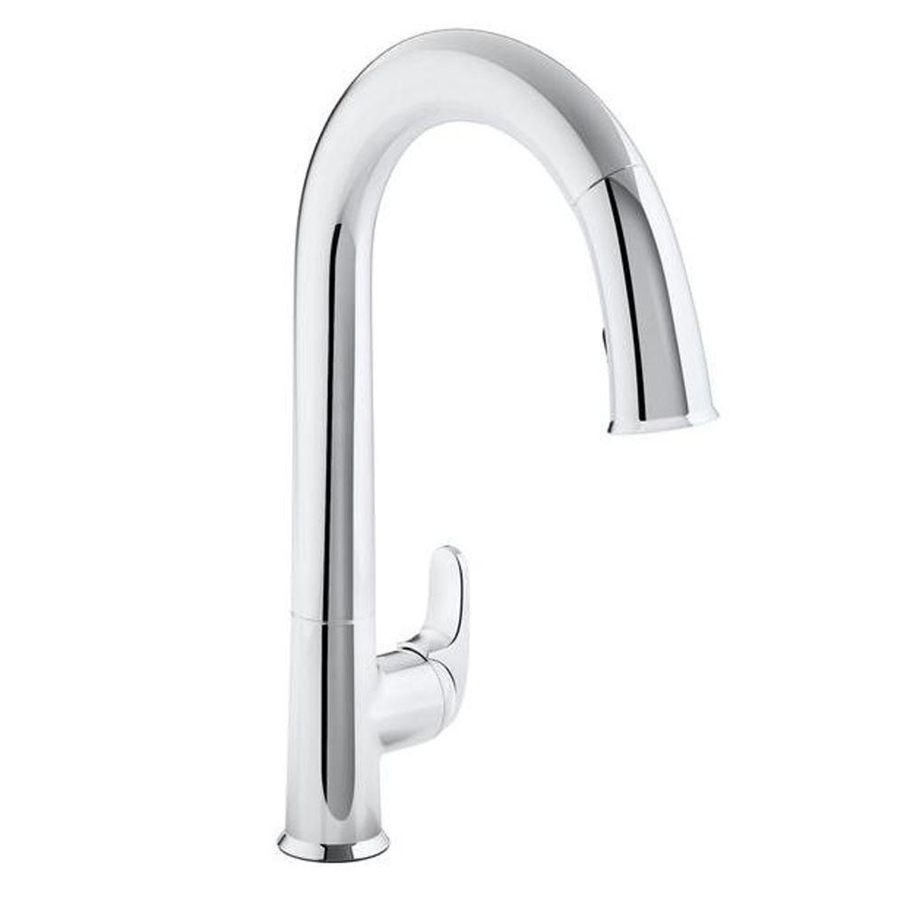 Polished Chrome Kohler Pull Down Faucets K 72218 Cp 64 1000 