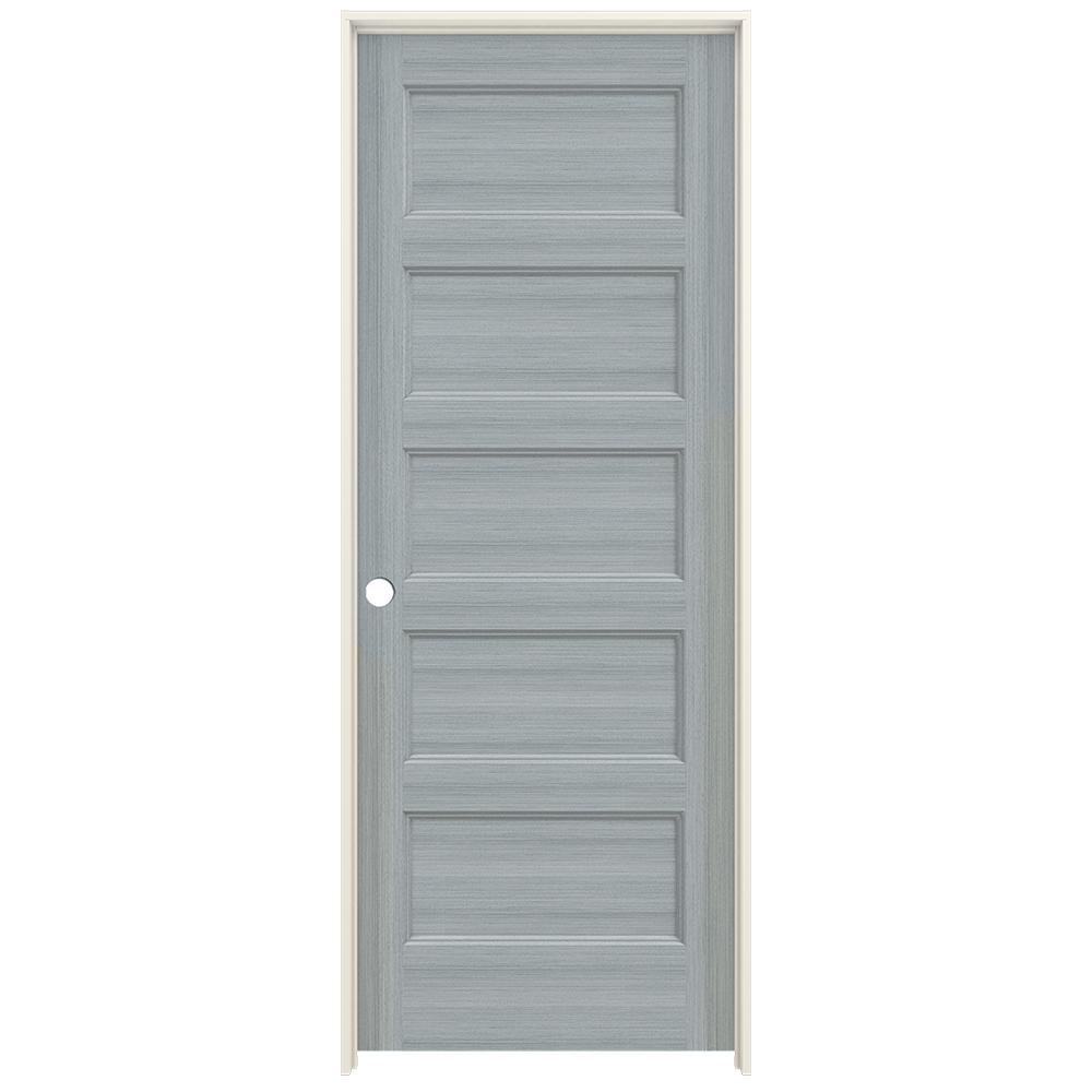 Jeld Wen 30 In X 80 In Conmore Stone Stain Smooth Hollow Core Molded Composite Single Prehung Interior Door