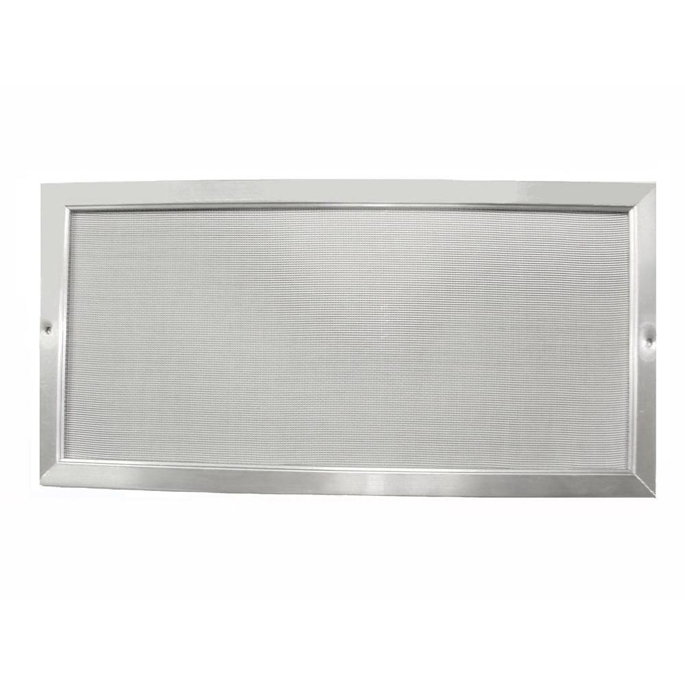 Screen Tech 6 in. x 24 in. Soffit Screen Vent-SV624 - The Home Depot