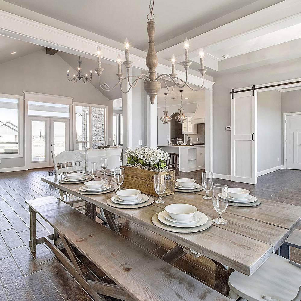 country chandeliers for dining room