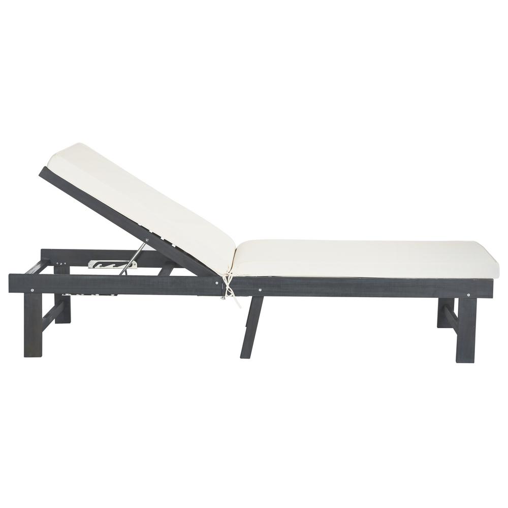 Safavieh Inglewood Ash Grey 1-Piece All Weather Outdoor ... Safavieh Inglewood Ash Grey 1-Piece All Weather Outdoor ... on Safavieh Chaise Lounge id=99535