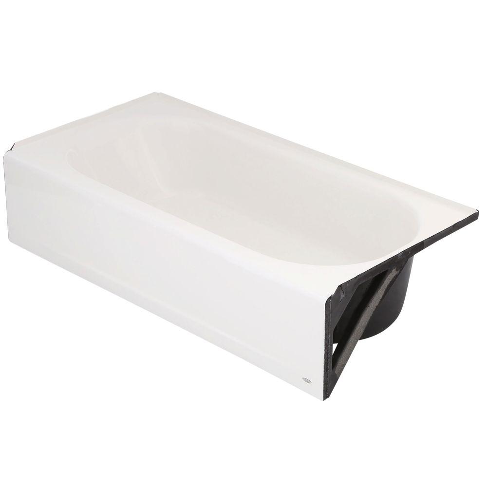 American Standard Princeton 60 In Right Hand Drain Rectangular Alcove Bathtub In White