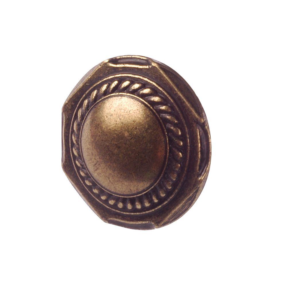 Richelieu Hardware 11/4 in. Burnished Brass KnobBP2390332BB