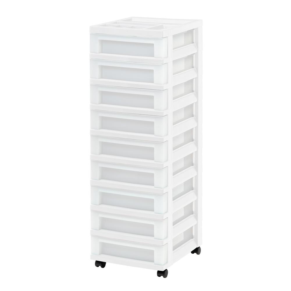 thin plastic storage drawers