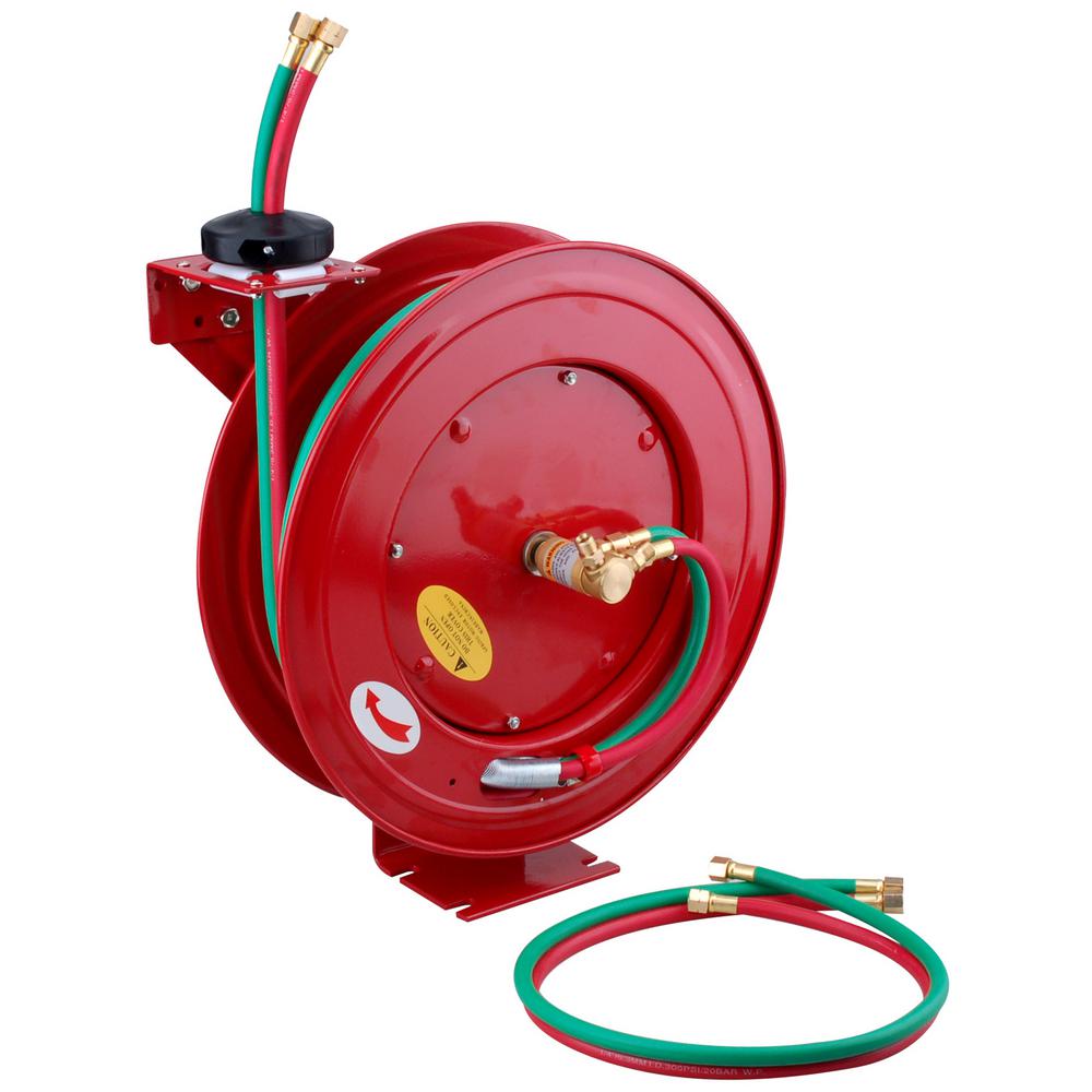 Steel Core 50 ft. Twin Welding Hose Reel by Steel Core