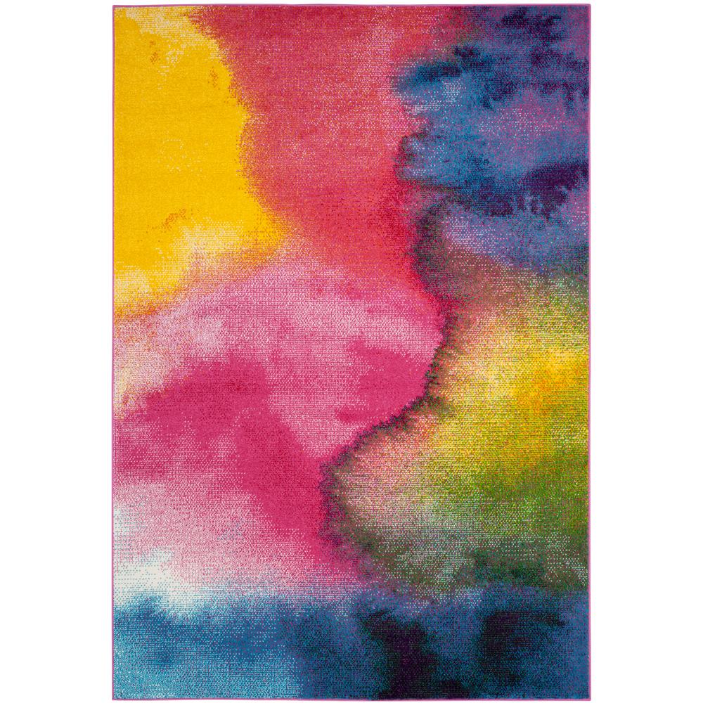 Safavieh Watercolor Green/Fuchsia 4 ft. x 6 ft. Area RugWTC621C4