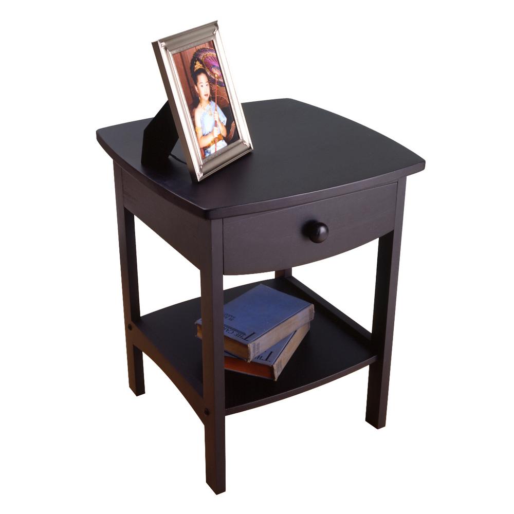 Winsome Claire Accent Table Black Finish-20218 - The Home ...