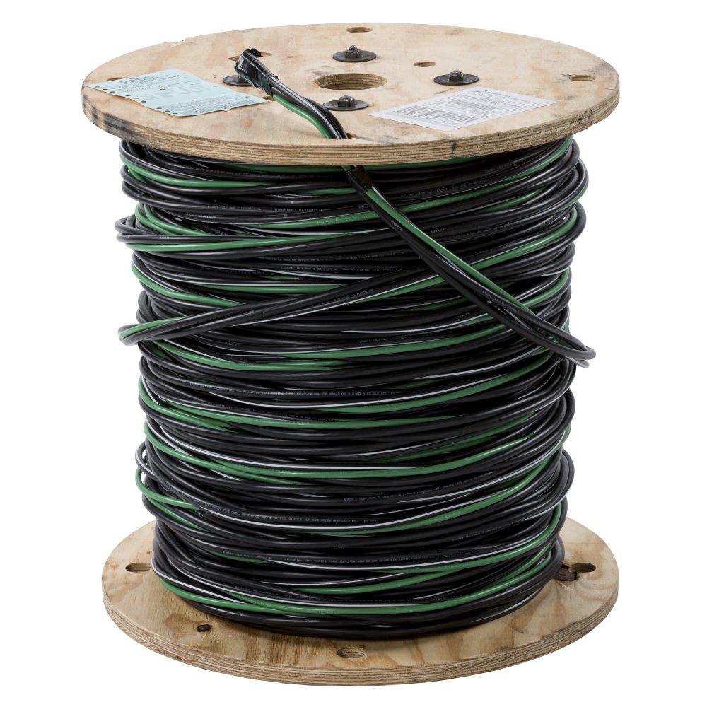 Southwire 500 ft. 2-2-4-6 Black Stranded AL MHF USE-2 Cable-30163001