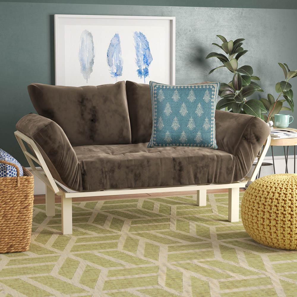 Lr Home Classic 20 In X 20 In Damask Persian Motif Blue Square