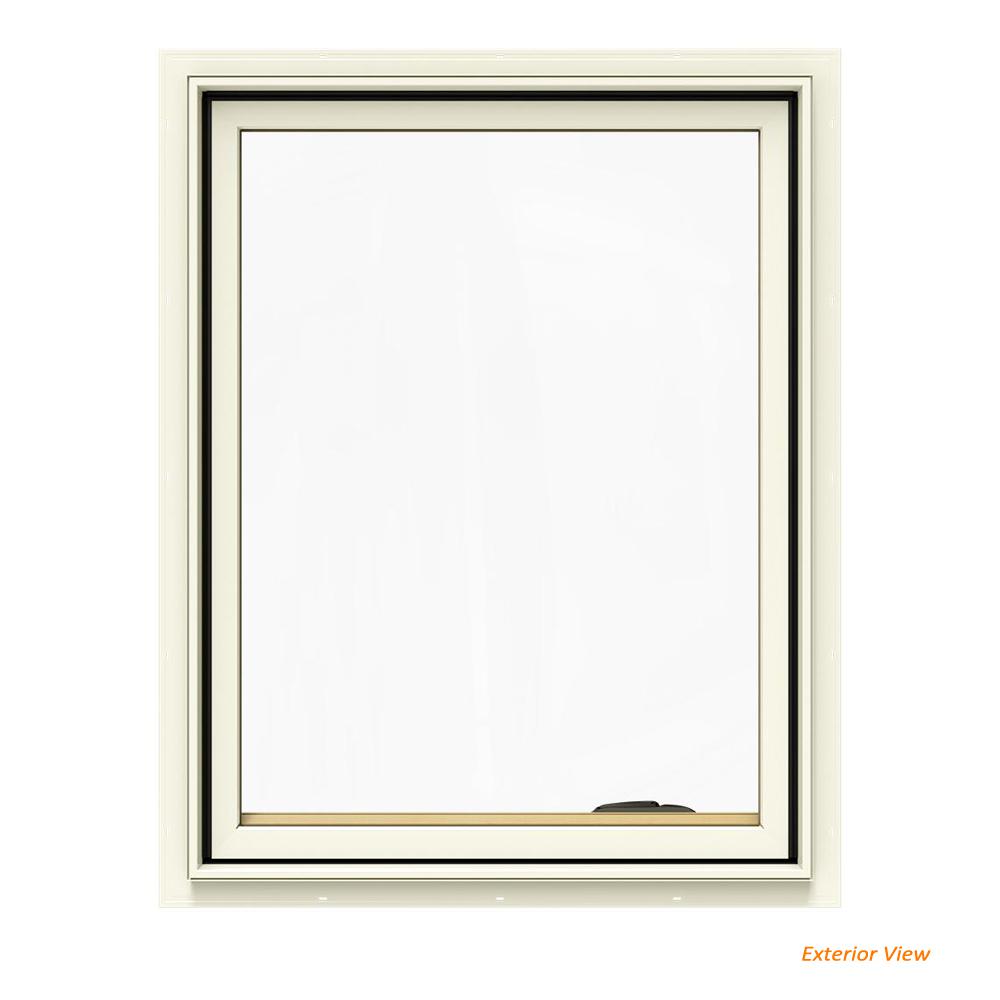 JELD-WEN 28.75 In. X 36.75 In. W-2500 Series Cream Painted Clad Wood ...