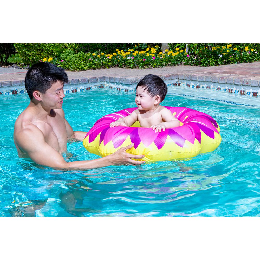 yellow baby pool float