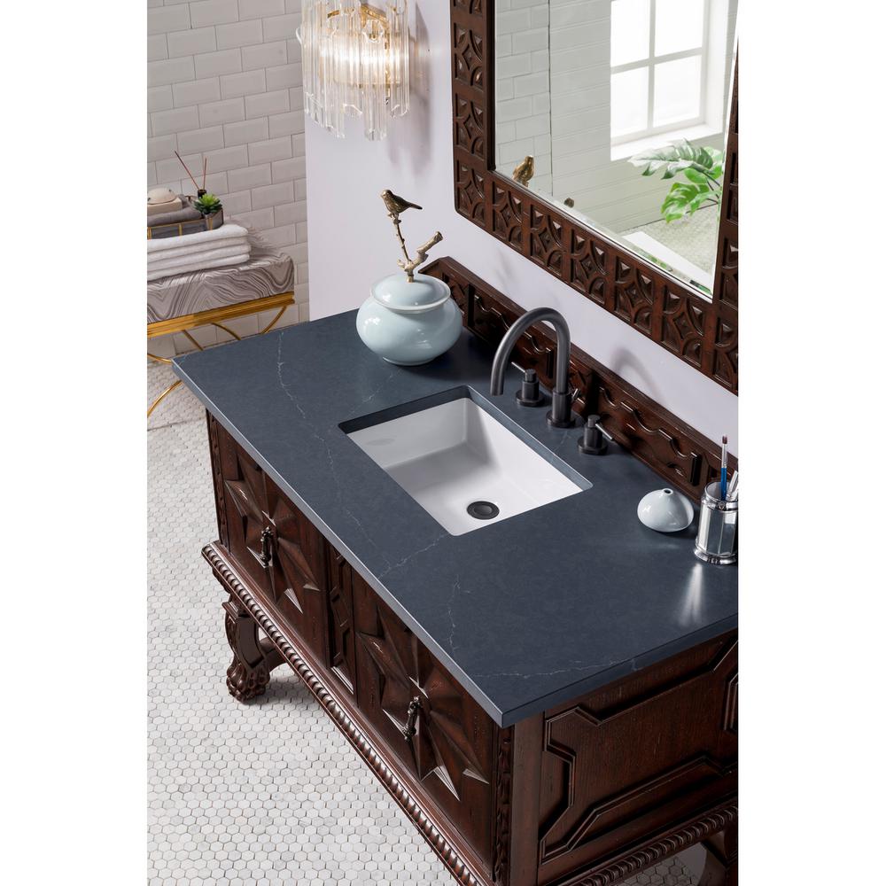 James Martin Vanities Balmoral 48 in. Single Vanity in Antique Walnut