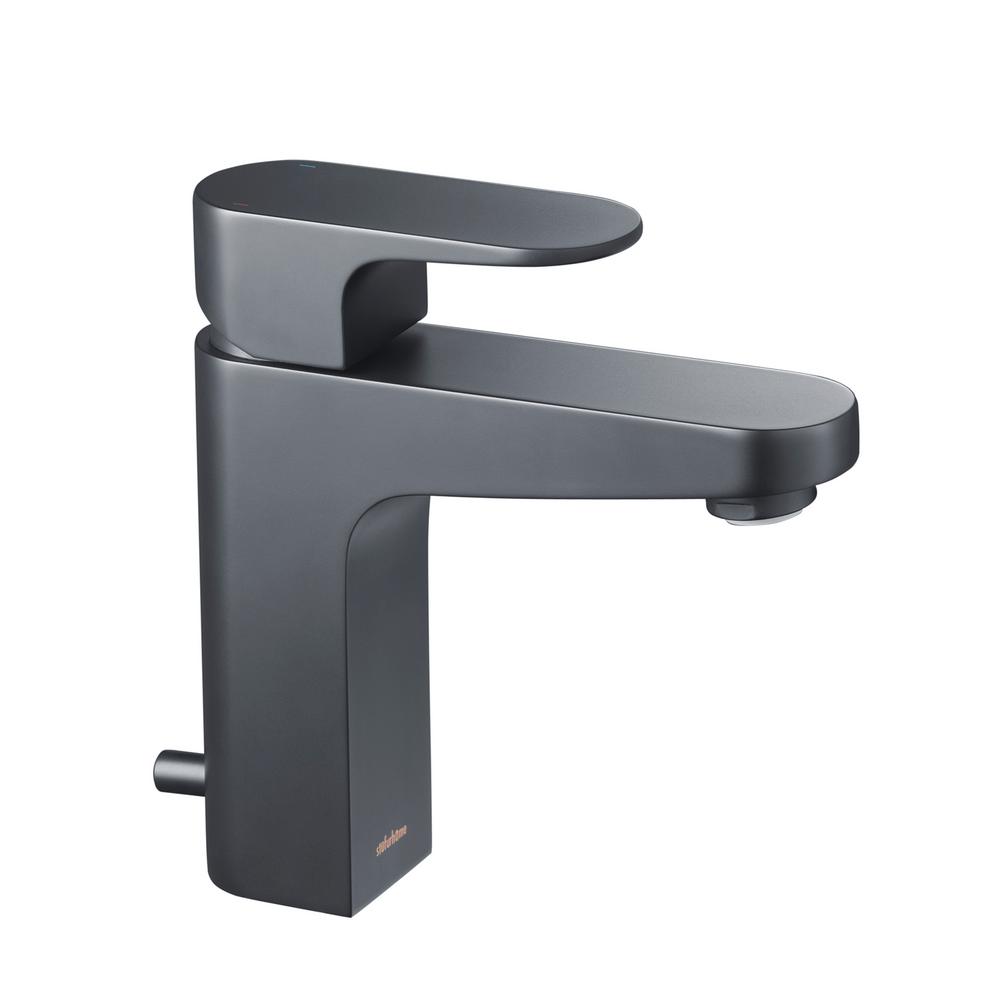Matte Black Stufurhome Bathroom Sink Faucets Jackson Single Hole 1 Handle 2 Gpm Calgreen Bathroom Faucet In Matte Black