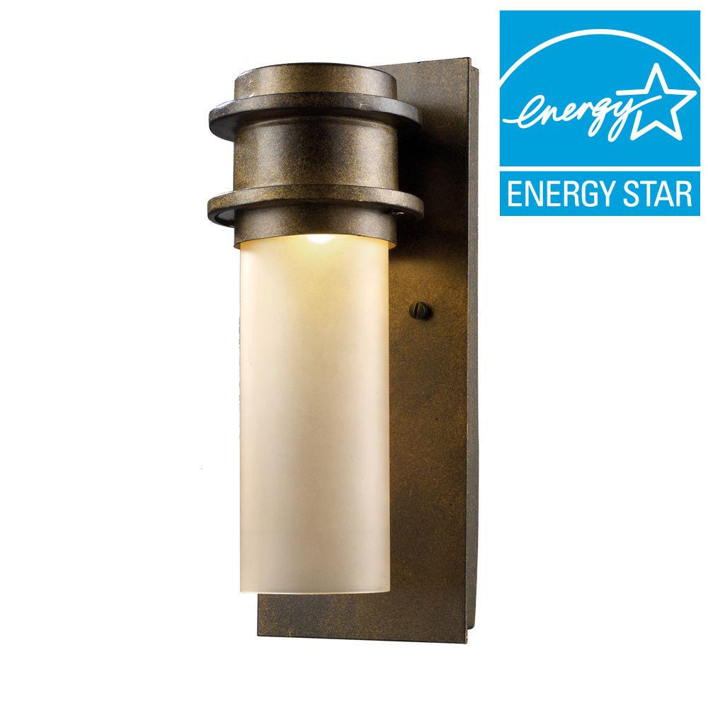 Titan Lighting Freeport Hazelnut Bronze Outdoor Led Wall Barn Light Sconce