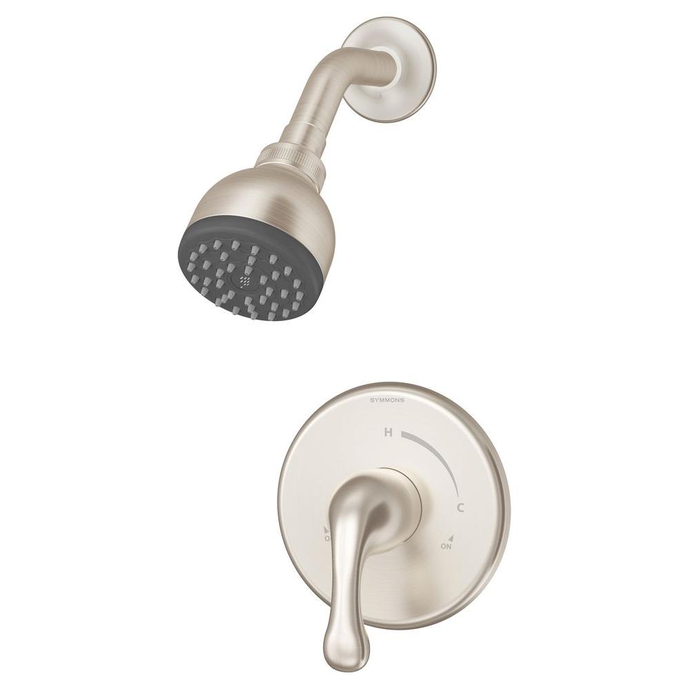 Symmons Unity 1Handle Shower Faucet Trim Kit in Satin Nickel (Valve Not Included)6601TRMSTN