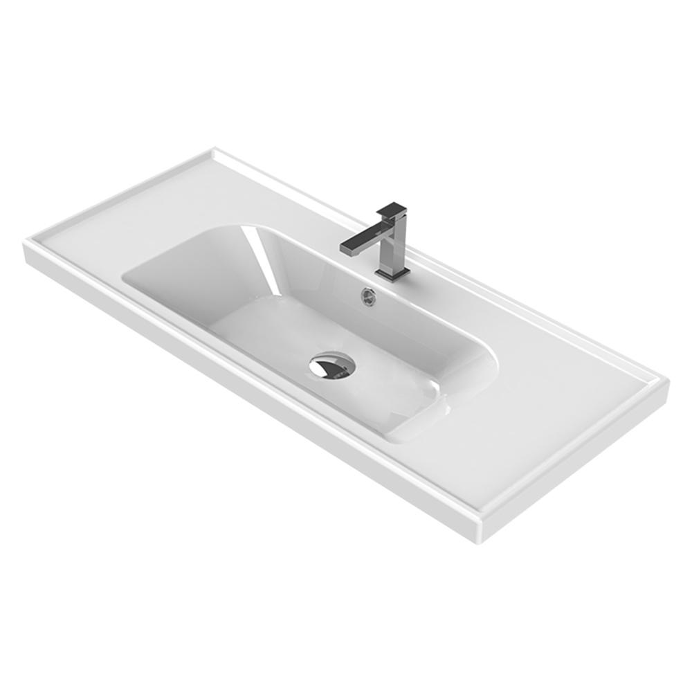 Nameeks Frame Wall Mounted Bathroom Sink in White by Nameeks