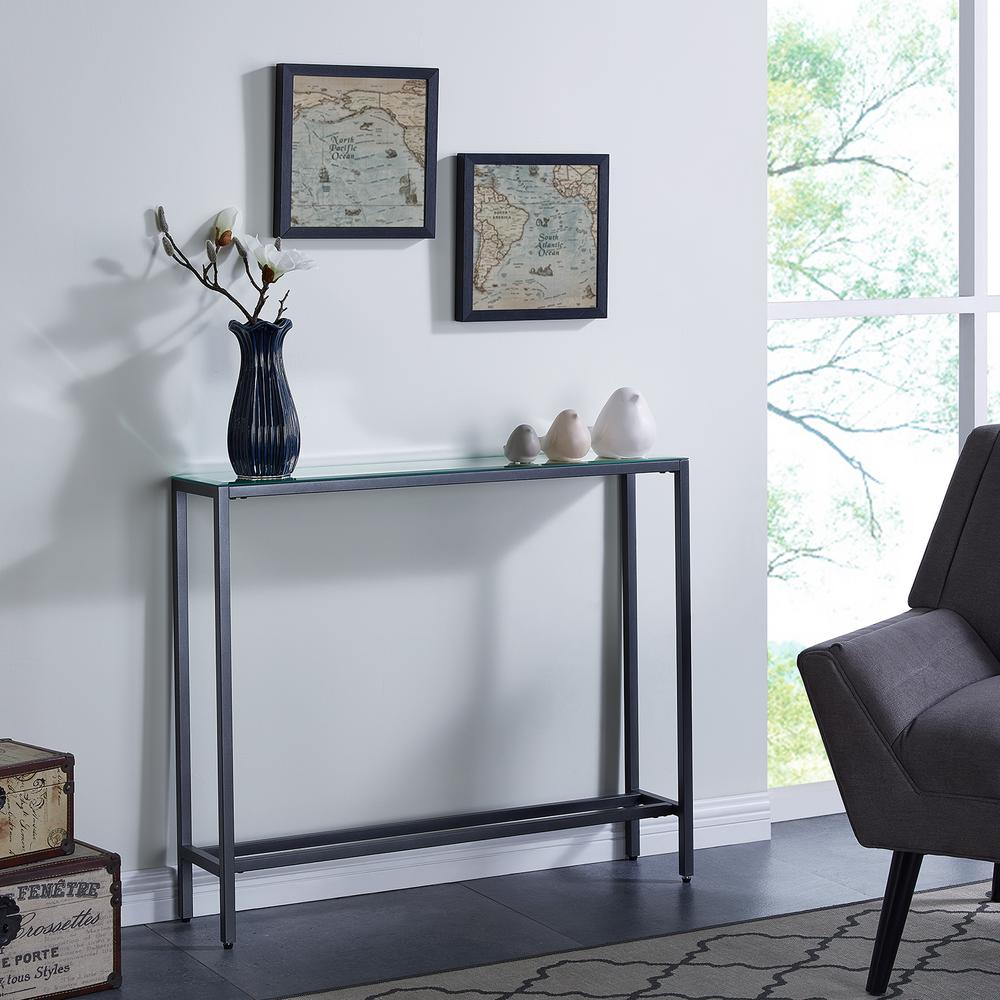 Southern Enterprises Quenn Metal Gray Narrow Mini
