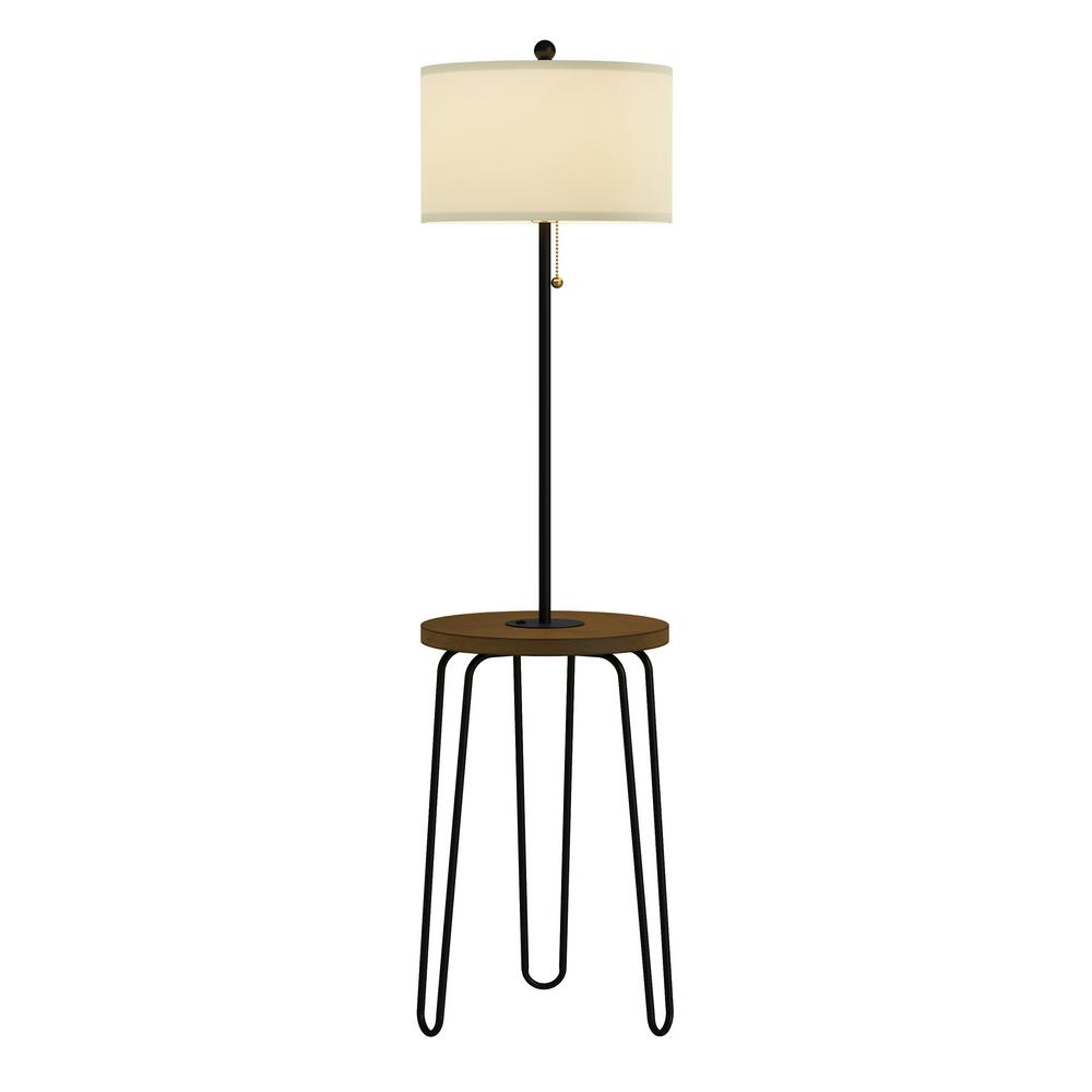 mid century modern lamp table