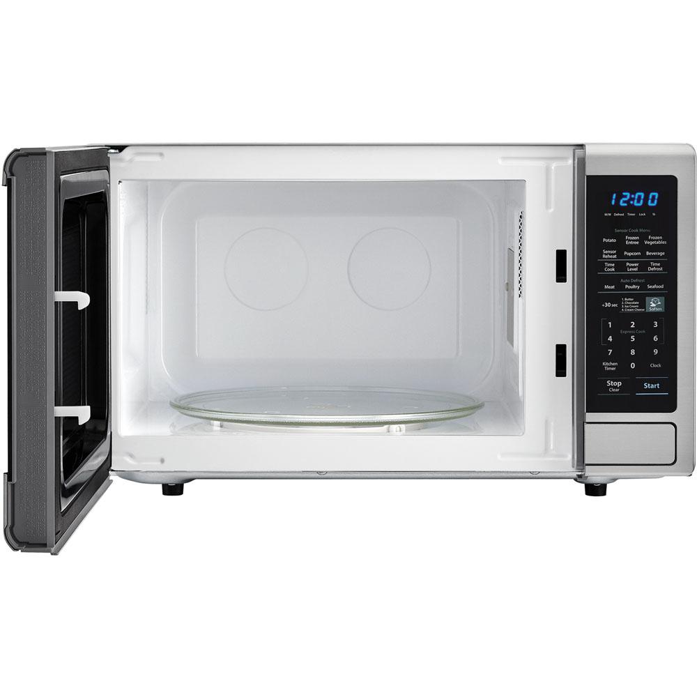 Sharp Carousel 1 8 Cu Ft Countertop Microwave In Stainless Steel