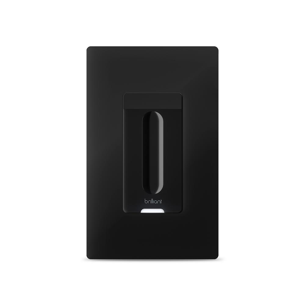 Brilliant Brilliant Smart Dimmer Switch (Black) — Alexa, Google