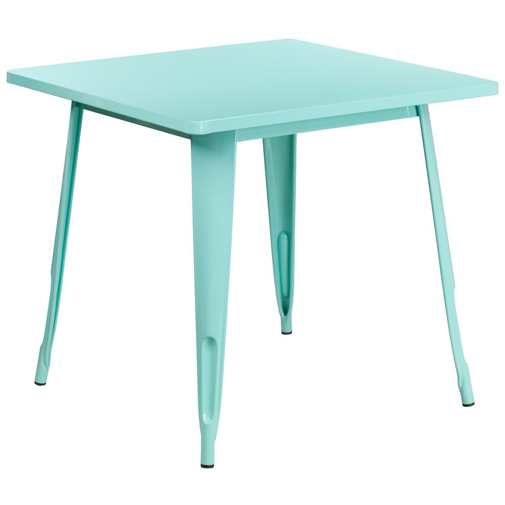 Mint Green Outdoor Bistro Tables Patio Tables The Home Depot