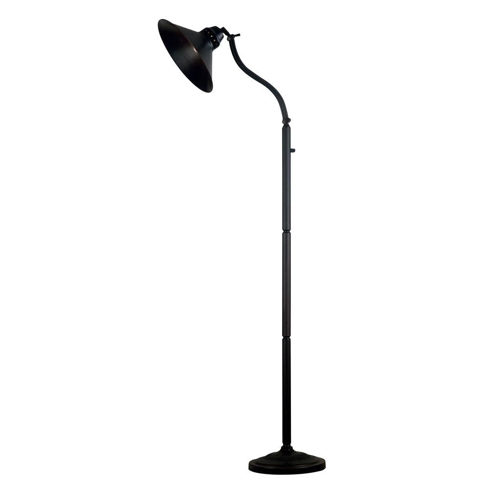 Kenroy Home Amherst 1-Light 72 in. Oil-Rubbed Bronze Adjustable Floor Lamp