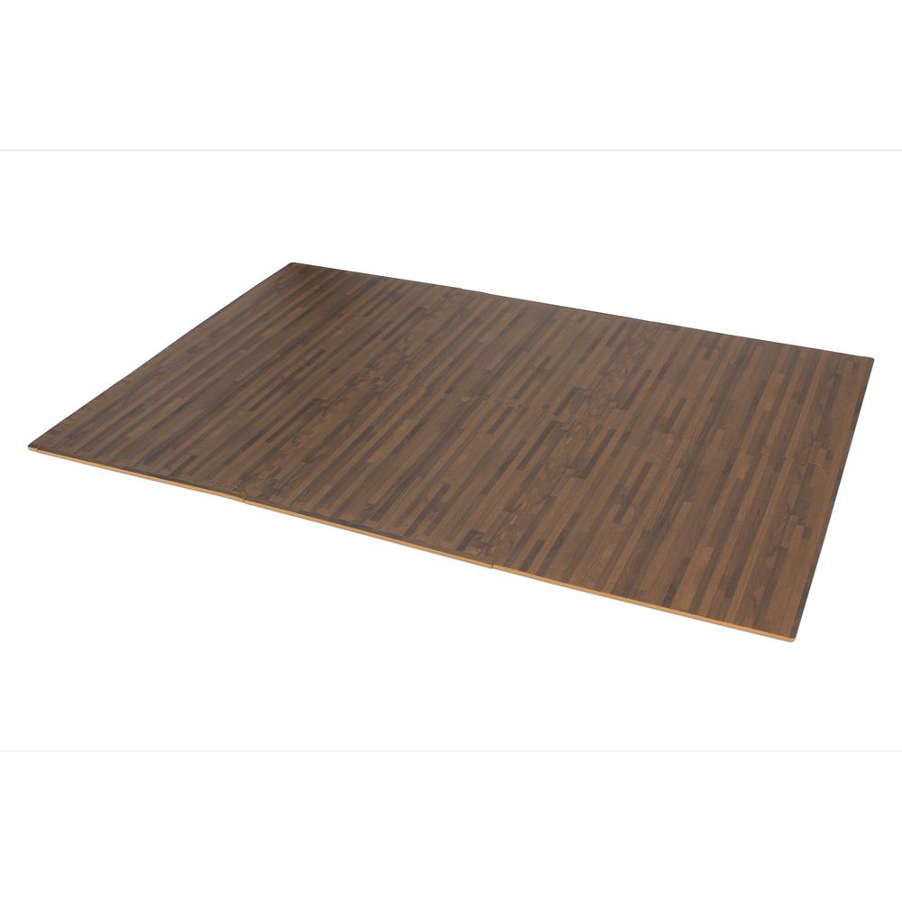 Forest Floor Walnut Printed Wood Grain 24 In X 24 In X 3 8 In