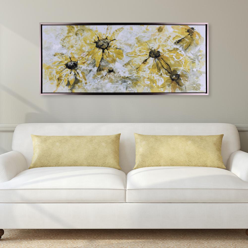 51 60 In X 21 Full Bloom Framed Printed Canvas Acrylic Wall Art