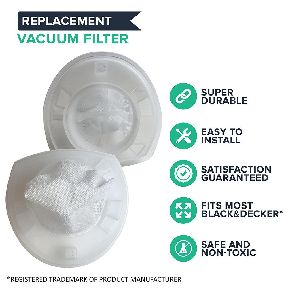 4pcs Replacement Filter Cups for Black & Decker VF110 Dustbuster